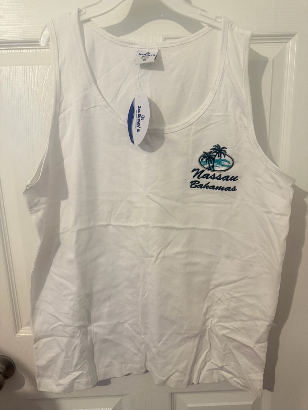 Nassau Bahamas White Men’s Tank Cover-Up by